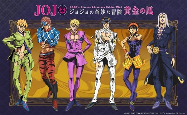 TV动画《JOJO的奇妙冒险：黄金之风》最新季发布新角色宣传PV