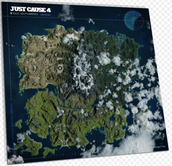 《正当防卫4》完整地图公布果然是系列有史以来最大规模！