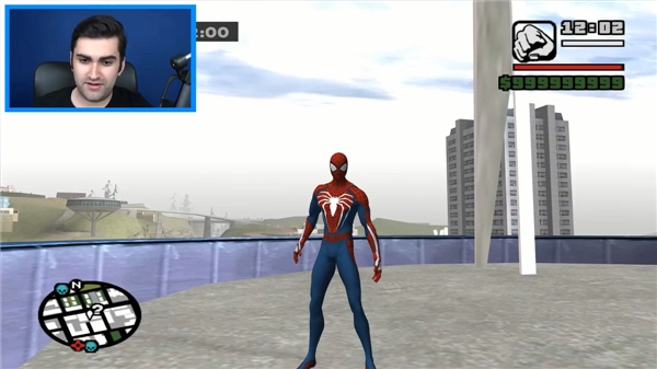 《侠盗猎车手：圣安地列斯》蜘蛛侠MOD让CJ化身蜘蛛侠与钢铁侠展开对决