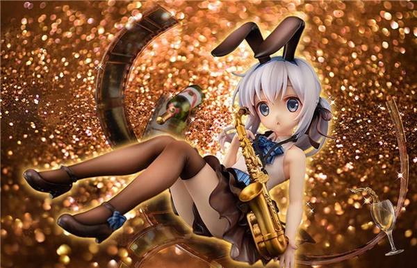 《请问您今天要来点兔子吗？》智乃兔女郎手办鉴赏：娇俏小萝莉坐姿尽显撩人姿态