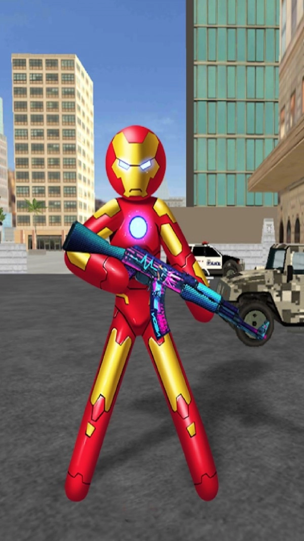 火柴人绳索英雄钢铁侠图4