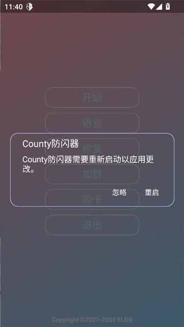 county防闪器测试版图1