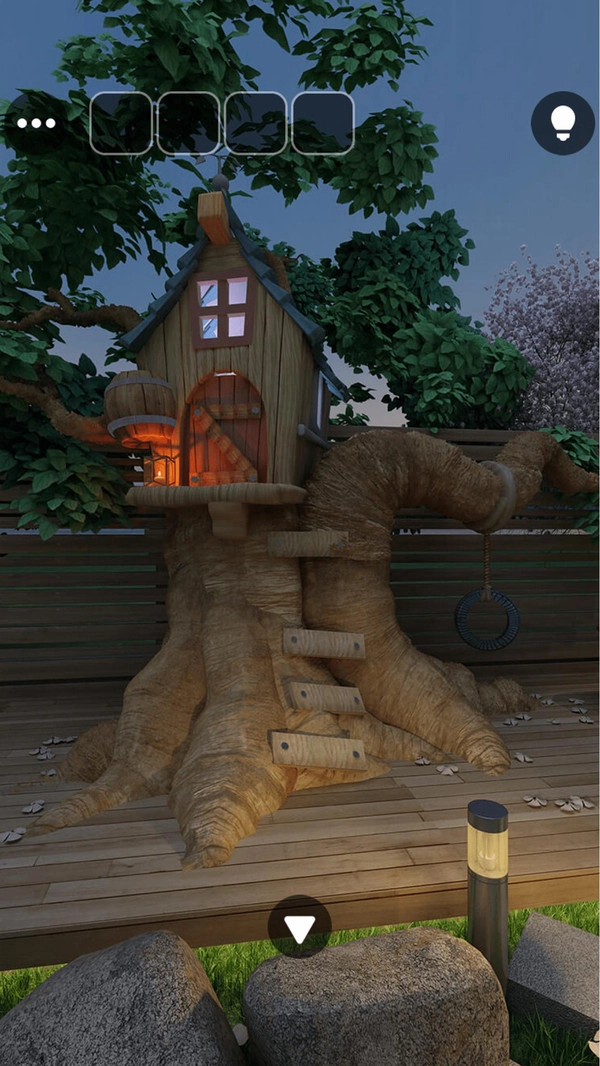 夏夜的公园和UFO图3