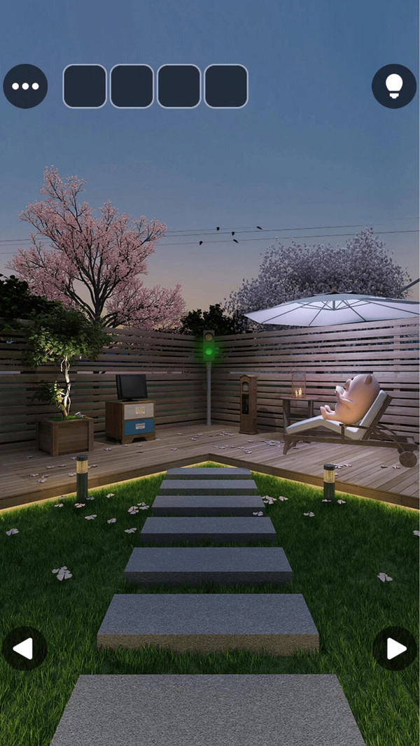 夏夜的公园和UFO图2