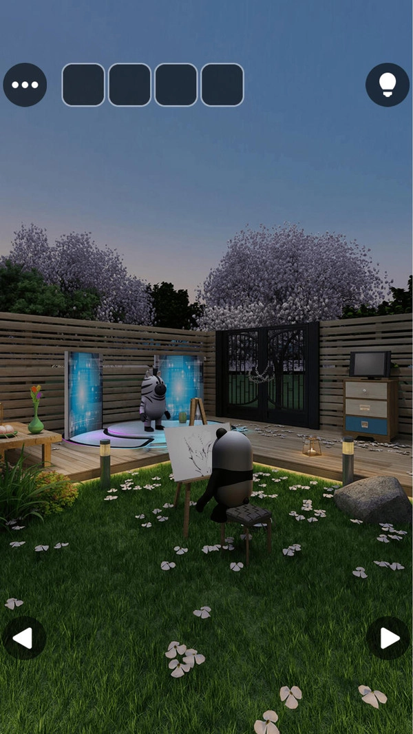 夏夜的公园和UFO图4