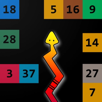 蛇与块新的挑战蛇块碰撞