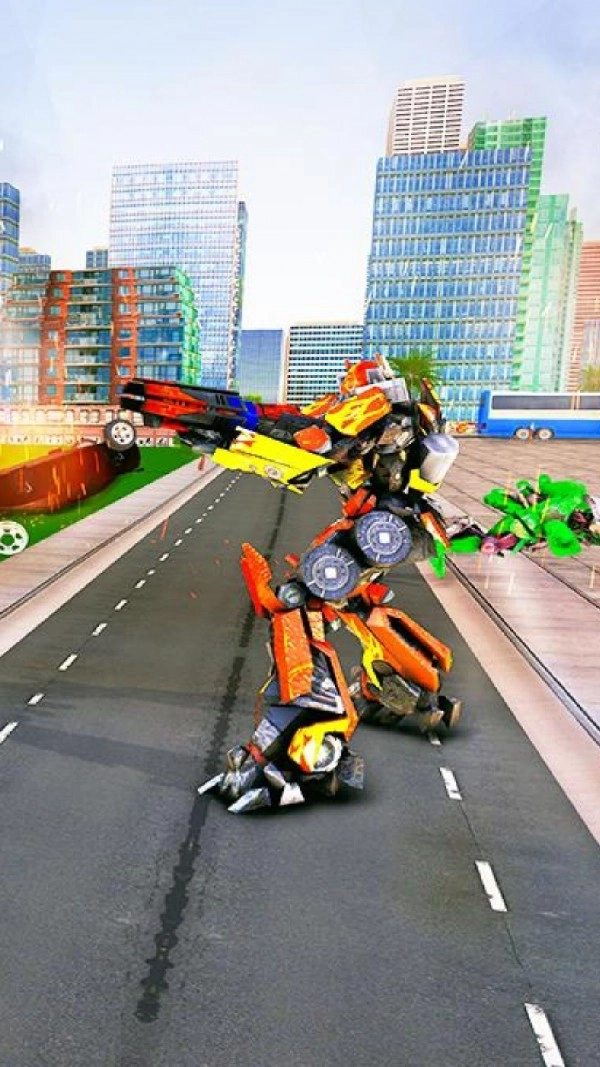 大巴变形机器人图1