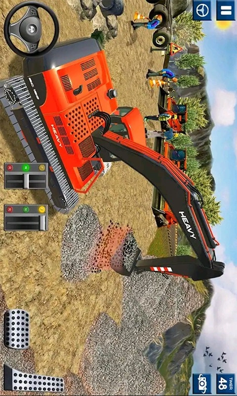 大力挖掘机卡车(2)