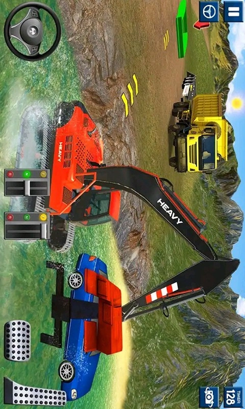 大力挖掘机卡车(1)