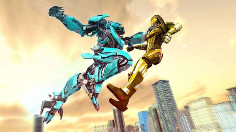 鲨鱼变形金刚大战图2