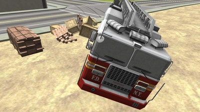 3D消防车驾驶图2