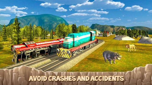 動(dòng)物園動(dòng)物運(yùn)輸火車駕駛圖2