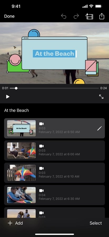 imovie剪辑安卓版图1