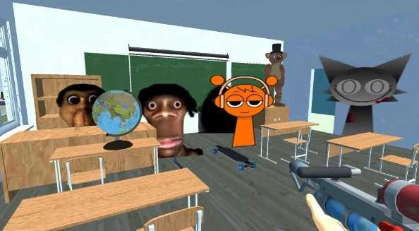 学校沙盒射击游乐场(3)