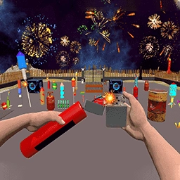 烟花核弹爆炸3D