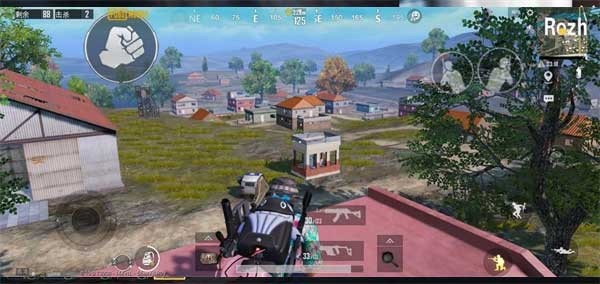 PUBG R城4排落地点位分配示意图