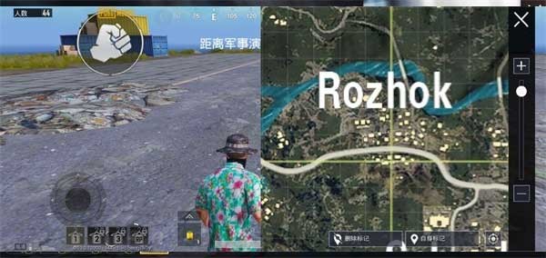 PUBG R城高点布防战术展示