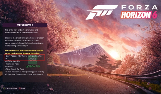 《極限競速：地平線6》發(fā)售日突然被泄露！5月就能上手游玩