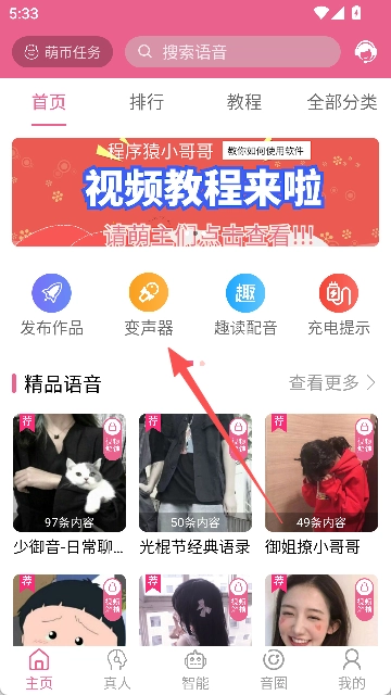 伪音变声器软件截图3