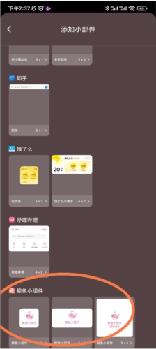 鲸鱼小组件软件截图1