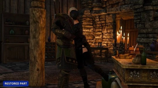 玩家补全《巫师3》删减内容 涵盖与叶奈法的浪漫桥段