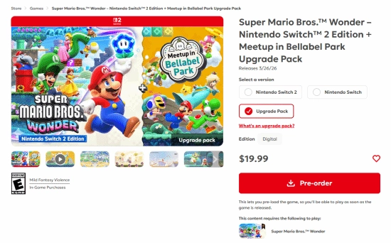 NS2版《超級(jí)馬里奧兄弟：驚奇》重磅來(lái)襲！全新玩法及全新內(nèi)容一同推出