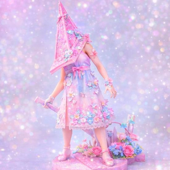 寂静岭里的三角头变成软萌可爱的妹子啦！这次你还会害怕吗？