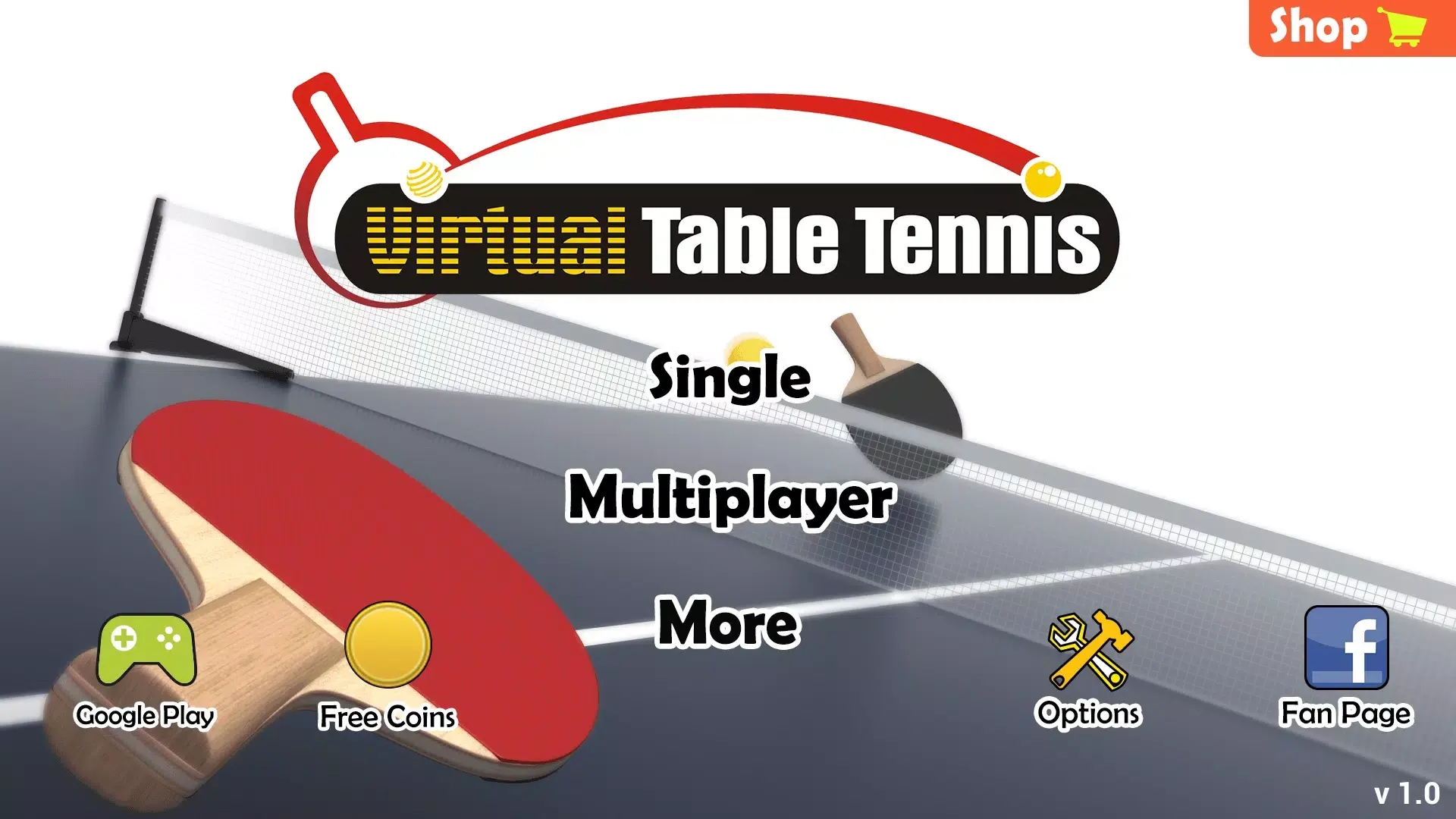 虚拟乒乓球国际服截图
