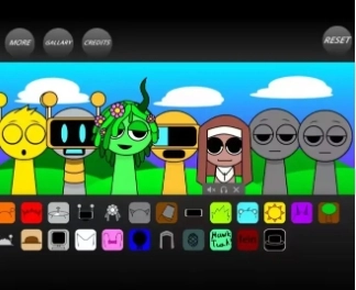 節(jié)奏盒子Sprunki簡(jiǎn)筆畫(huà)版圖1