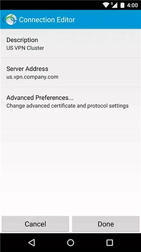 anyconnect 手机最新版图1