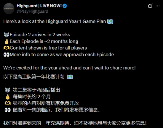 全新FPS巨制《巅峰守卫》公布更新路线图，计划1年内推出7个大型更新！