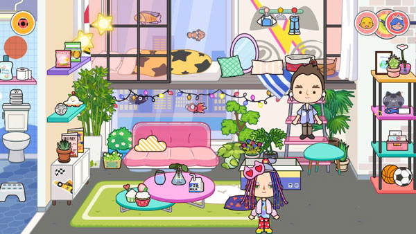摆放家具完成房屋装修
