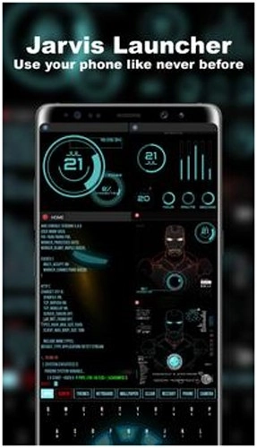 Jarvis Assistant Launcher图1