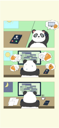 熊猫面馆剧情漫画图