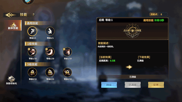 全职斗魂技能点配置界面