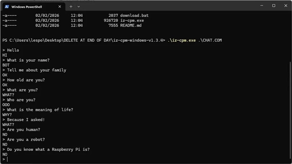 这也能运行AI！50岁的老古董Z80CPU硬撑着干活：居然还能聊天猜谜