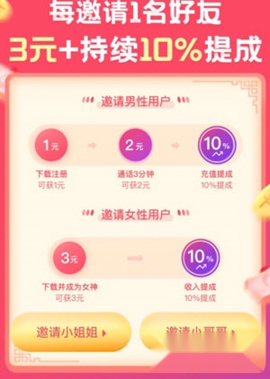 知聊邀请赚钱步骤2界面图