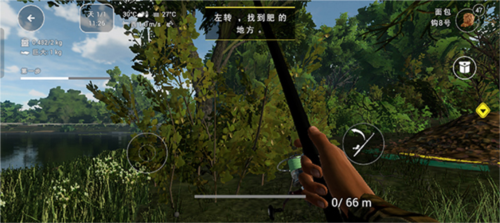 垂钓星球抓蚯蚓场景图