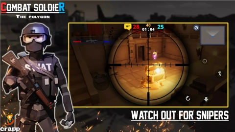 战斗士兵多边形免费原版图2