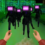 邪恶女电视人模拟游戏绿色版