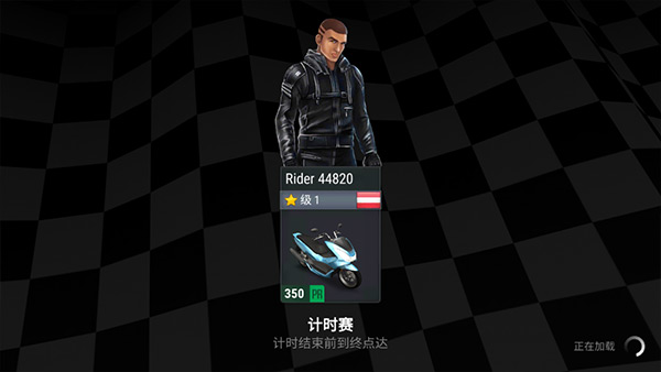 疯狂摩托车正版人物选择与关卡界面