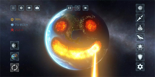 星球爆炸模拟器截图