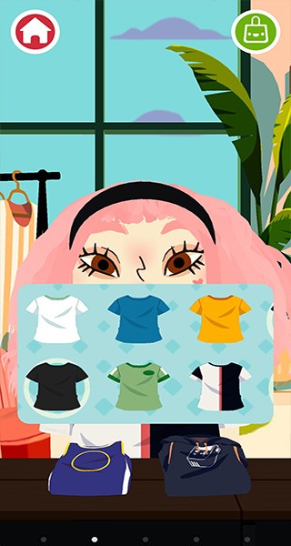 托卡美发沙龙4中文版服装搭配界面