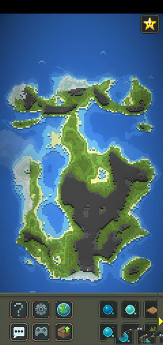 现代文明初始岛屿地图界面