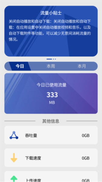 天贵流量宝主界面展示