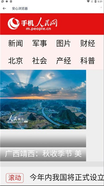 安心浏览器截图0