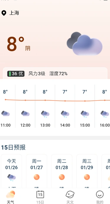 多云天气截图2