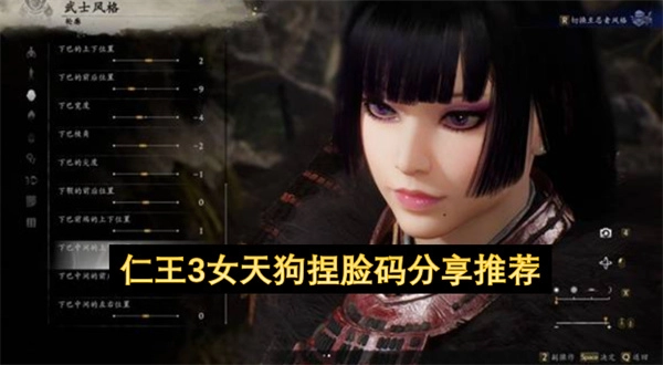 仁王3女天狗捏脸代码分享及推荐