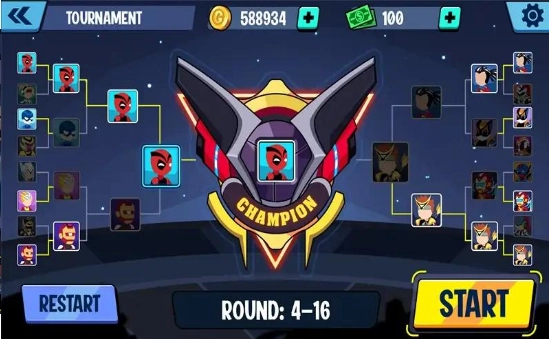 火柴人勇士超级暗影格斗(1)