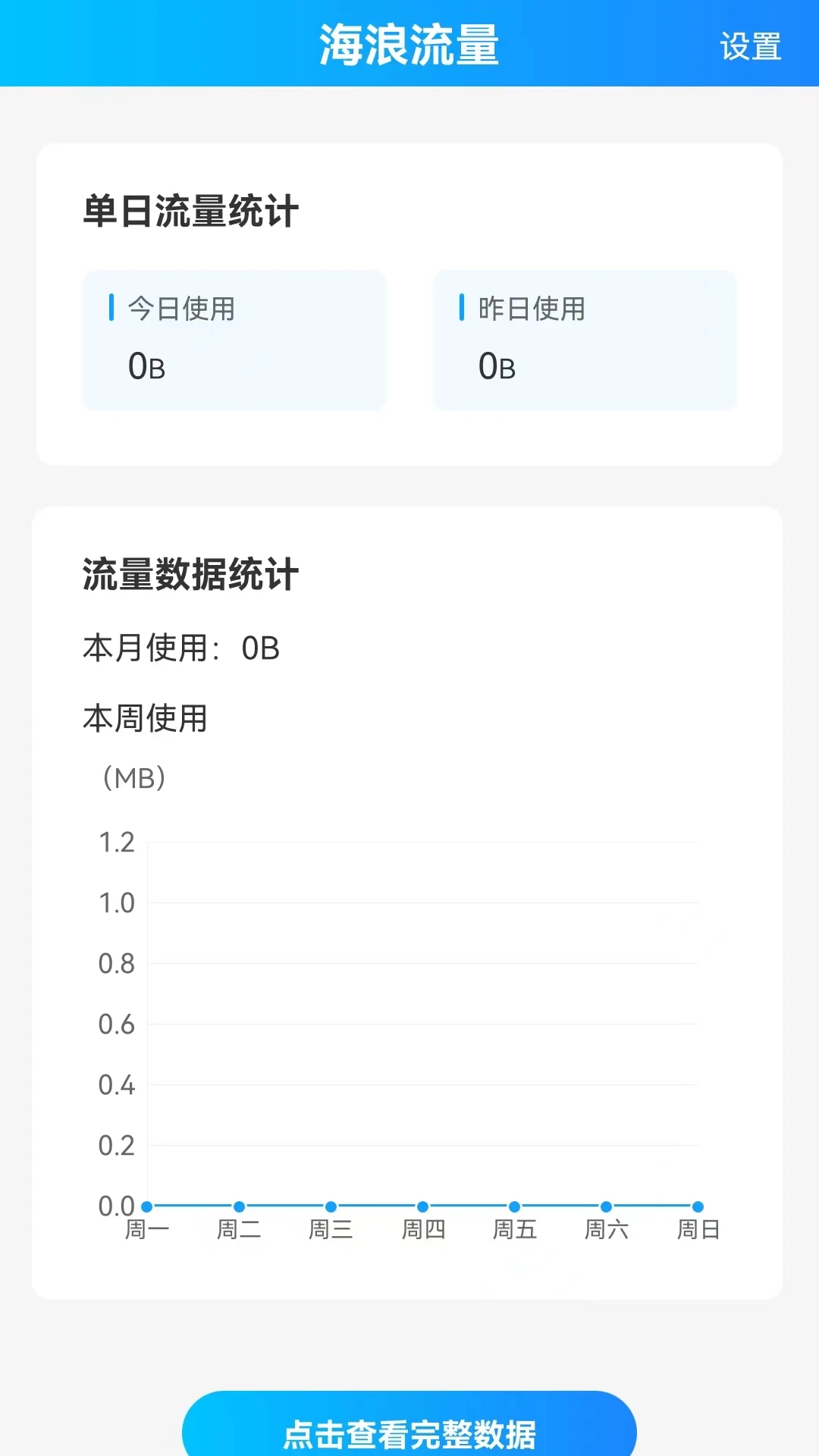 海浪流量截图